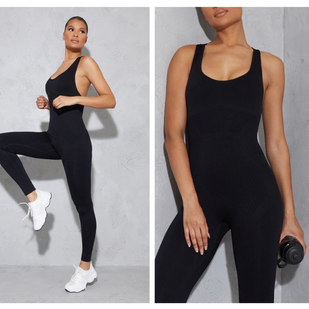 Pretty Little Thing Seamless Badge Jumpsuit